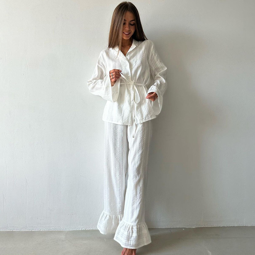 Comfortable Breathable Pure-cotton Pajama Set