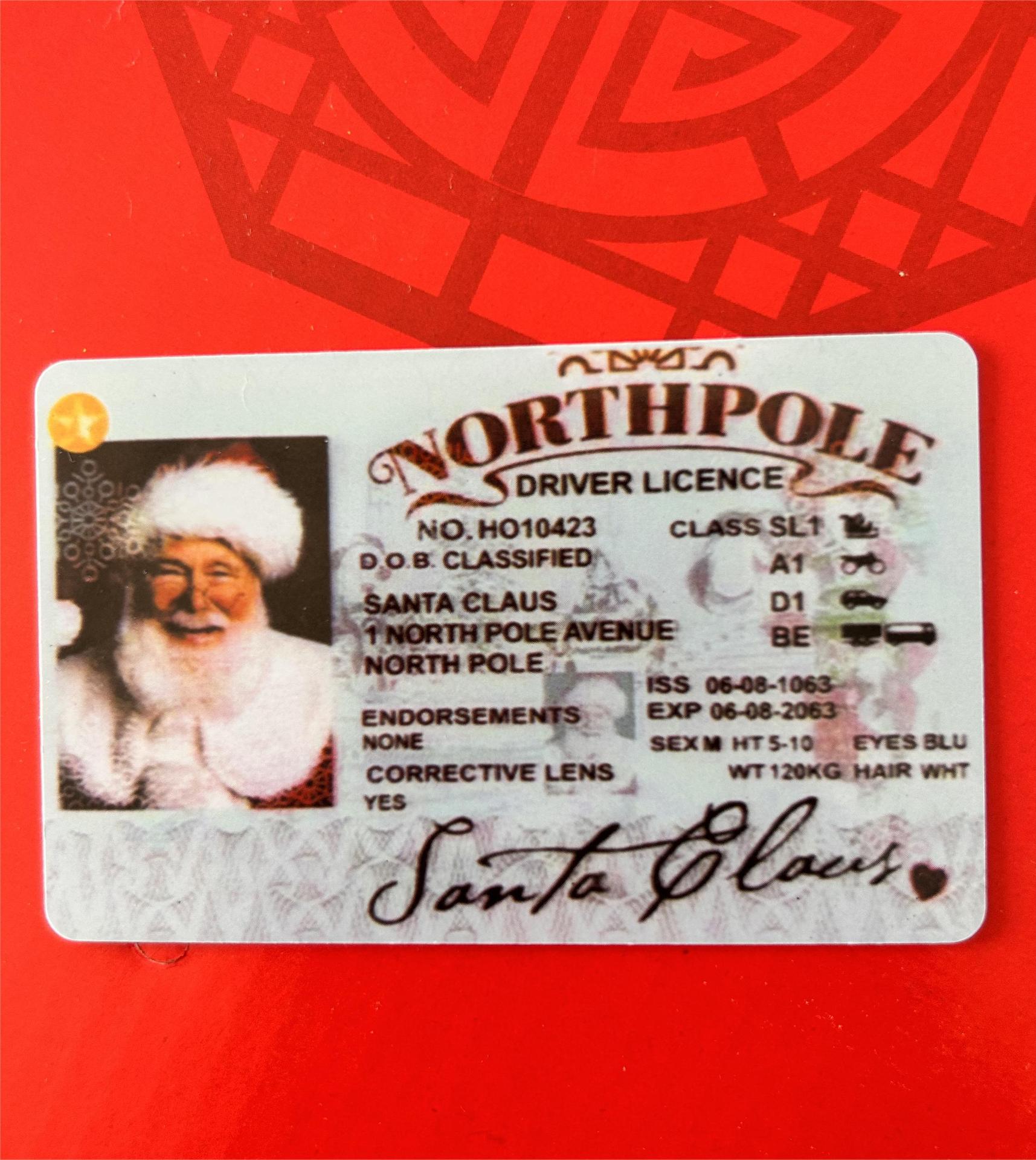 Title 5, Christmas Gift For Children Sled Driving License