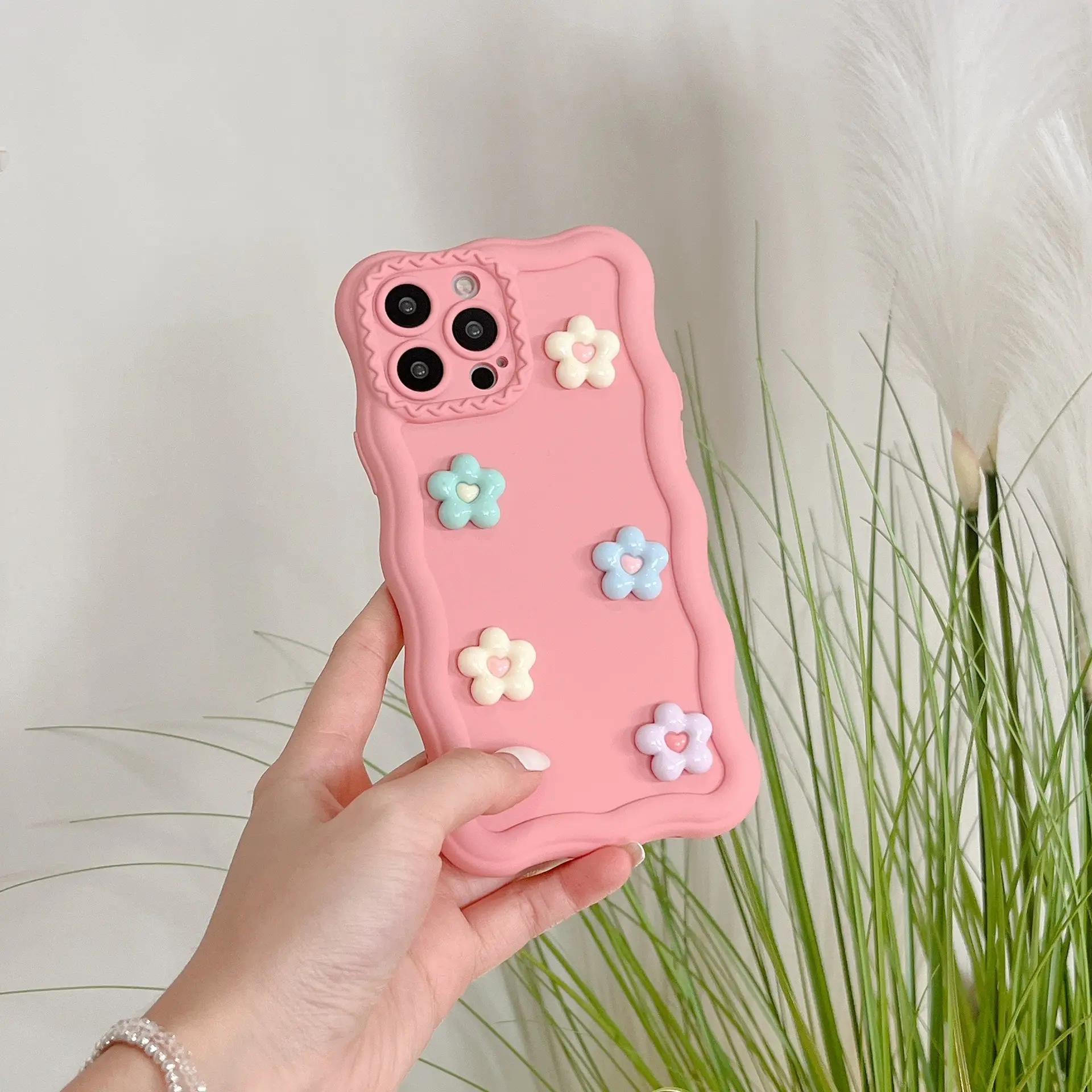 Stereo Little Flowers Applicable To Phone Case