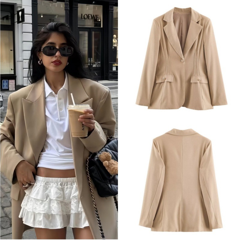 New Commuter-style Loose-fitting Versatile Blazer
