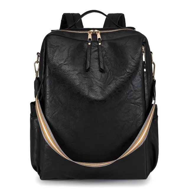 Ladies Backpack Retro Backpack Black - Shop at LoveMi