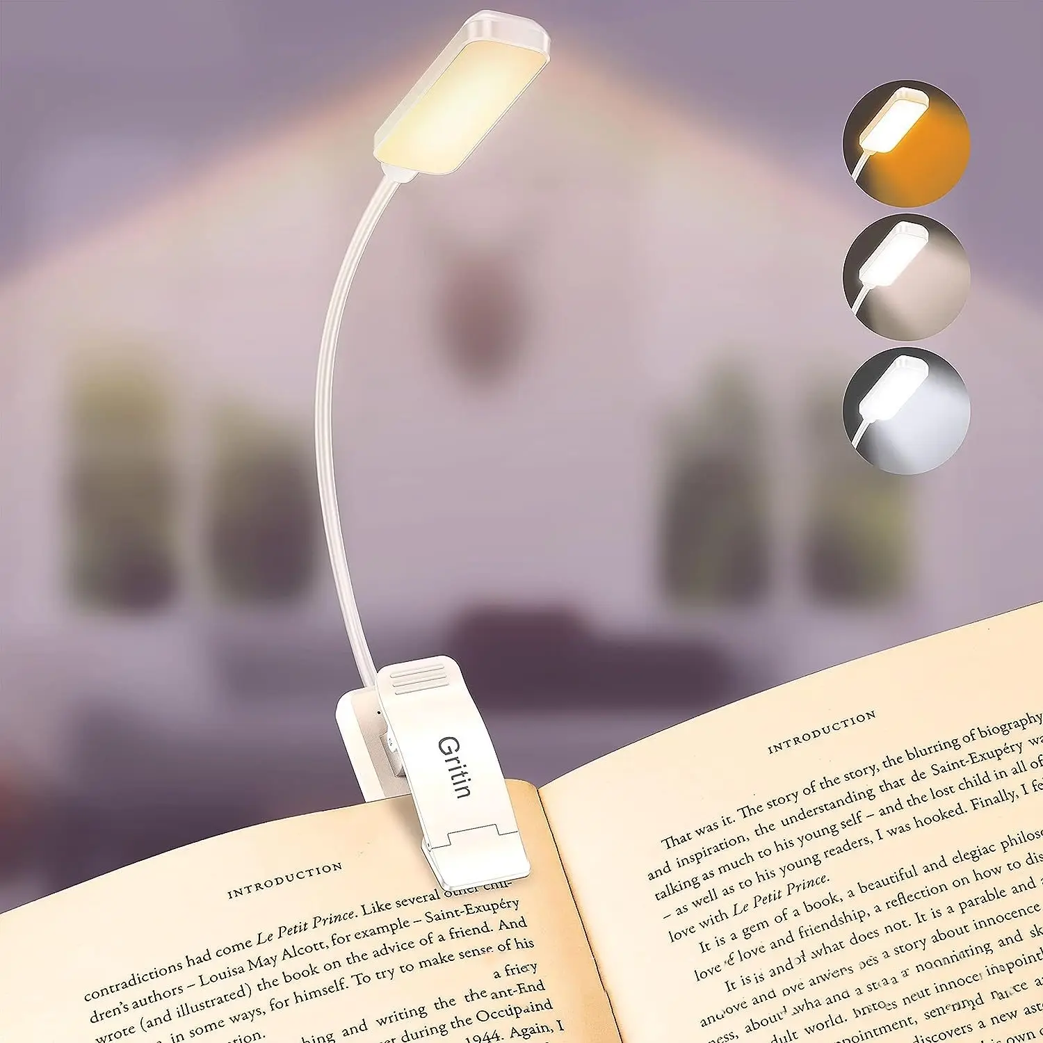 Minimalist Household LED Rechargeable Book Light