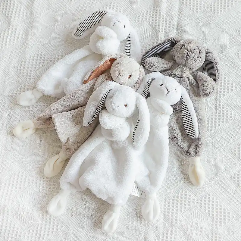 Appeasing Towel Sleeping Doll Animal Skin-friendly Sleeping Soft Little Bunny