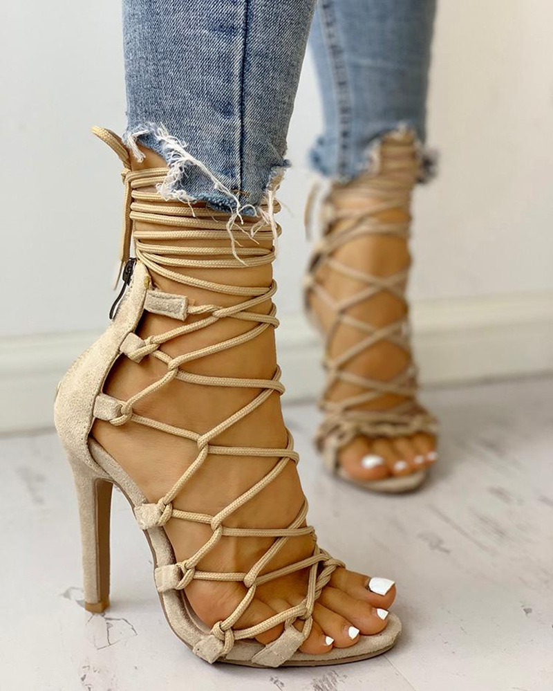 Stiletto Heel Ankle-Strap Heels, picture 2 of 7