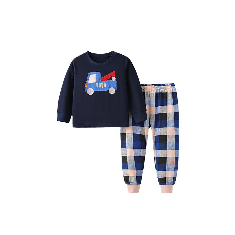 Casual Long-sleeve Crew-neck Set For Toddlers And Children — foto 5
