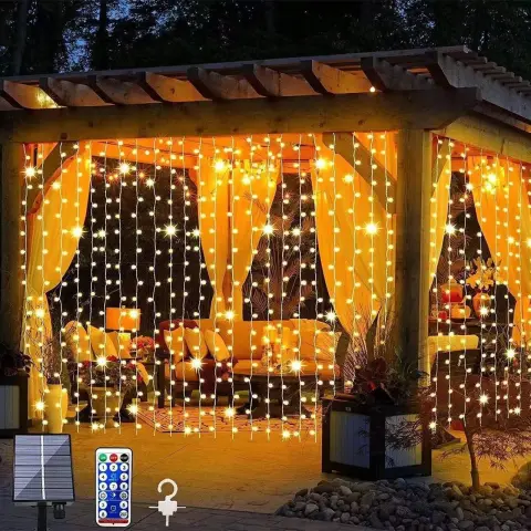 Curtain Lighting Chain Copper Wire Lamp Outdoor Atmosphere Decoration