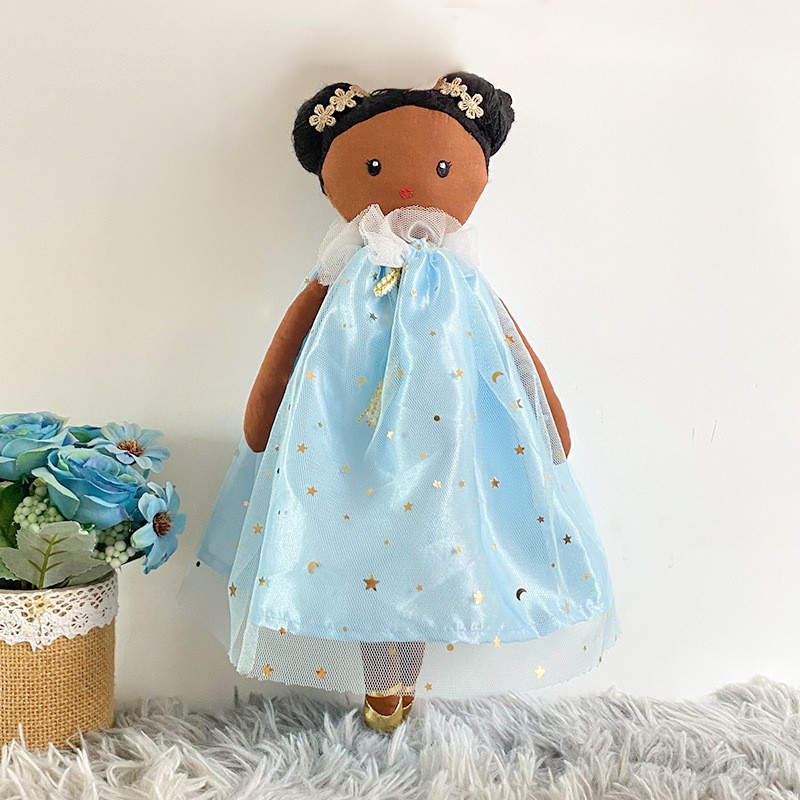 Blue Long Skirt Doll