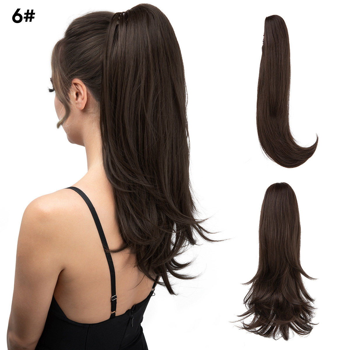 European And American Style Wig Women's Short Hair Ponytail 10