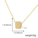 H Gold Single Pendant