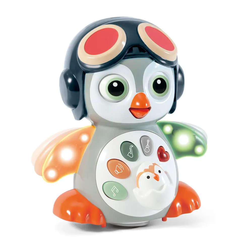 Electric Universal Light Music Swing Dancing Penguin Toys – image 3