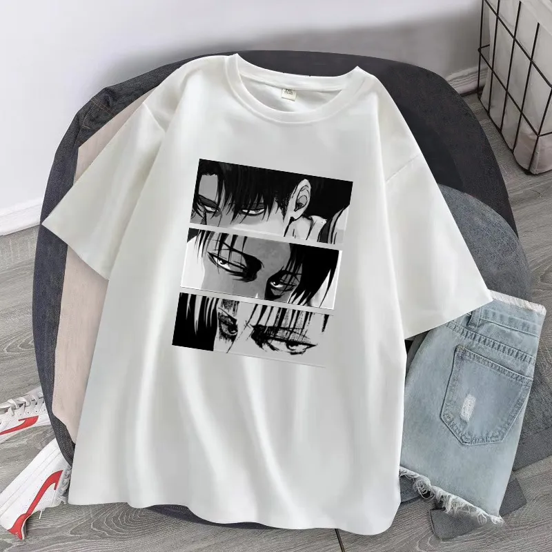 Summer European And American Women's Clothing Casual Round Neck Short Sleeves T-shirt - White