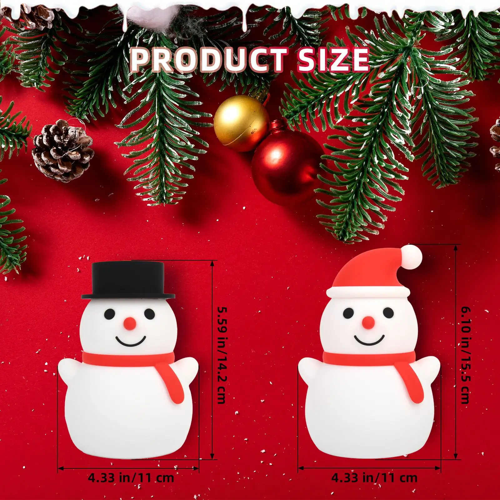 Christmas Ice Man Silicone Pat Lamp Remote