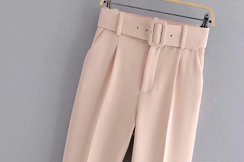 Title 26, Multicolor pleated harem pants with solid color...