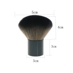 Large Nail Dust Blush Mushroom-shaped Haircut Makeup Brush - Imitation Grey Mouse - View 1