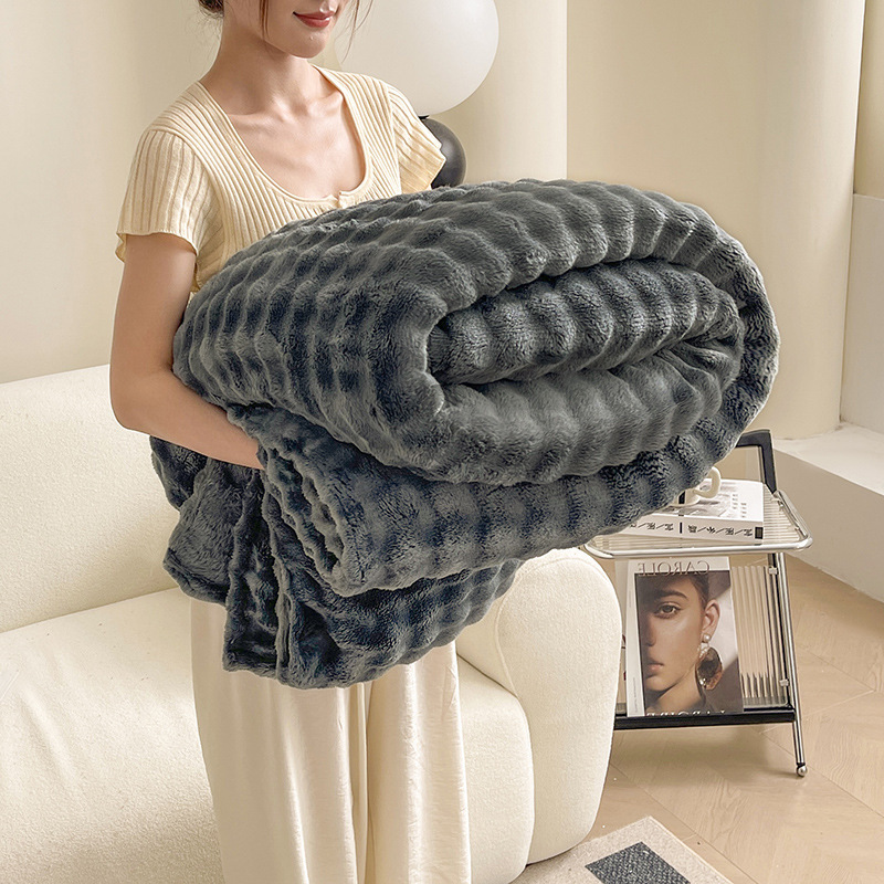 Fleece Bubble Blanket, picture 3 of 9