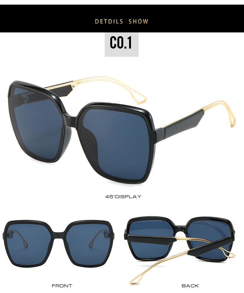 Sun Glasses Square Gradient Color Women’s Sunglasses Fashion Outdoor UV-proof