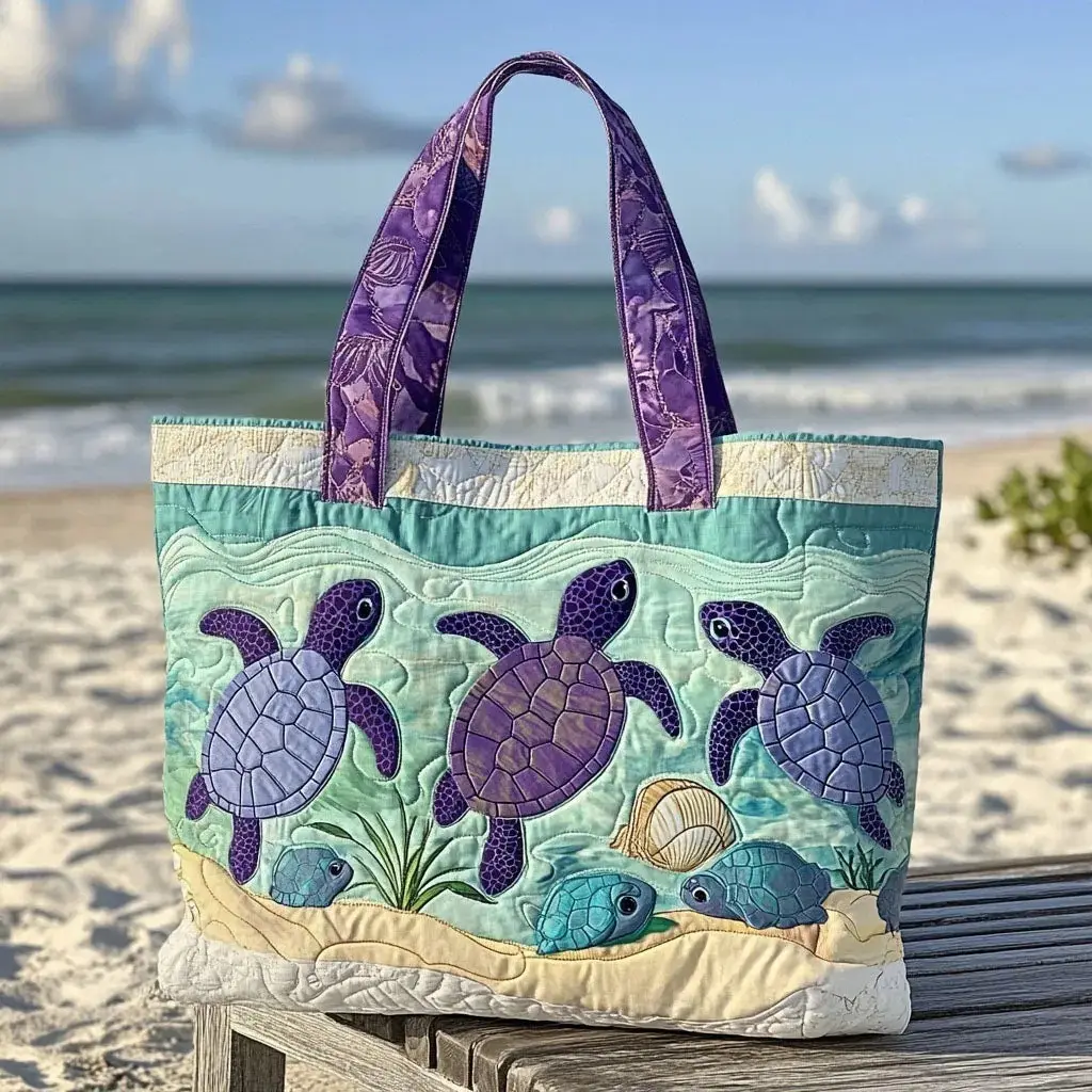 Handbag Digital Print Fashion Quilted Tote Bag