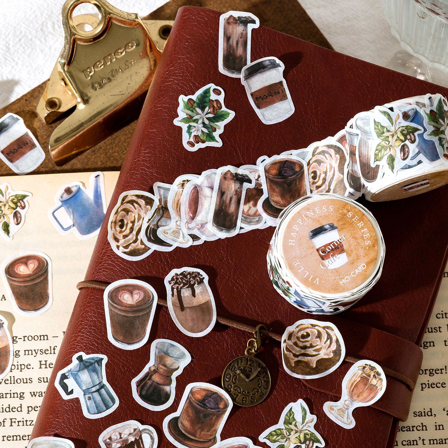 Retro Collage Notebook DIY Decorative Material Stickers - Image 2