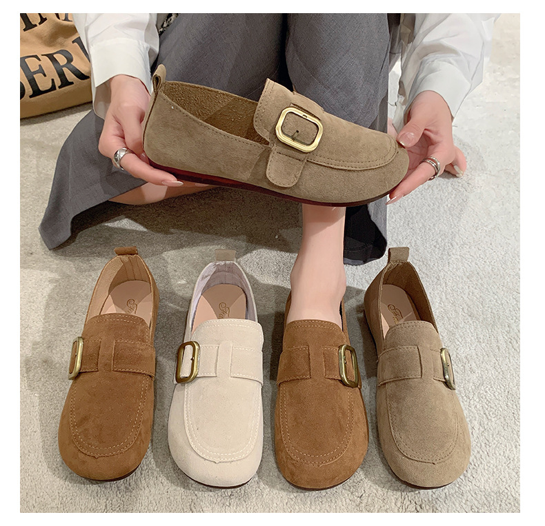 Title 21, Retro Slip-on Shallow Mouth Flat Casual Shoes