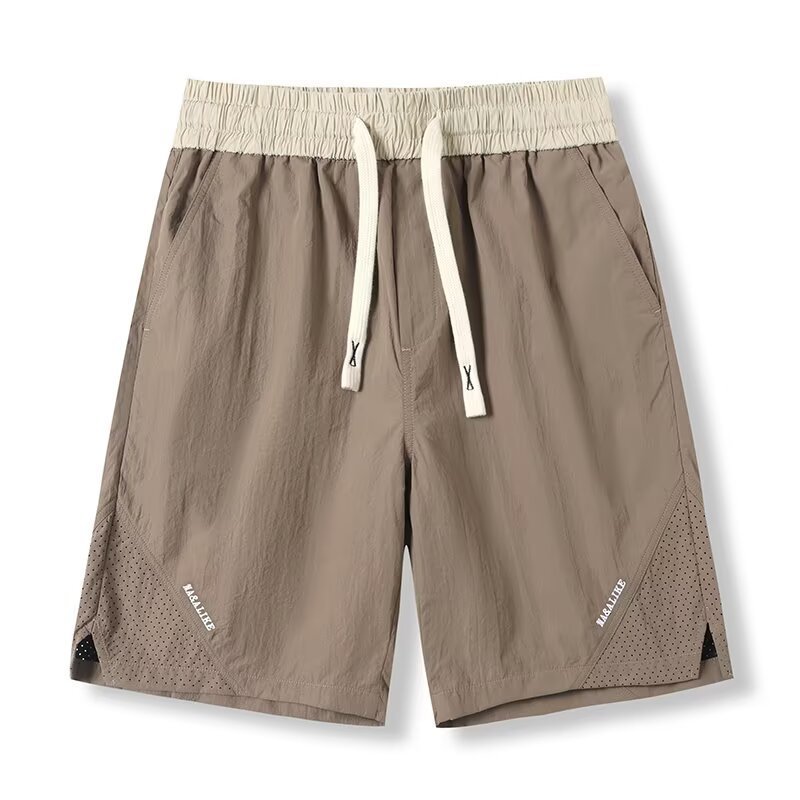 Men's Casual Shorts Loose Straight-Cut Cropped Trousers - imagen 1