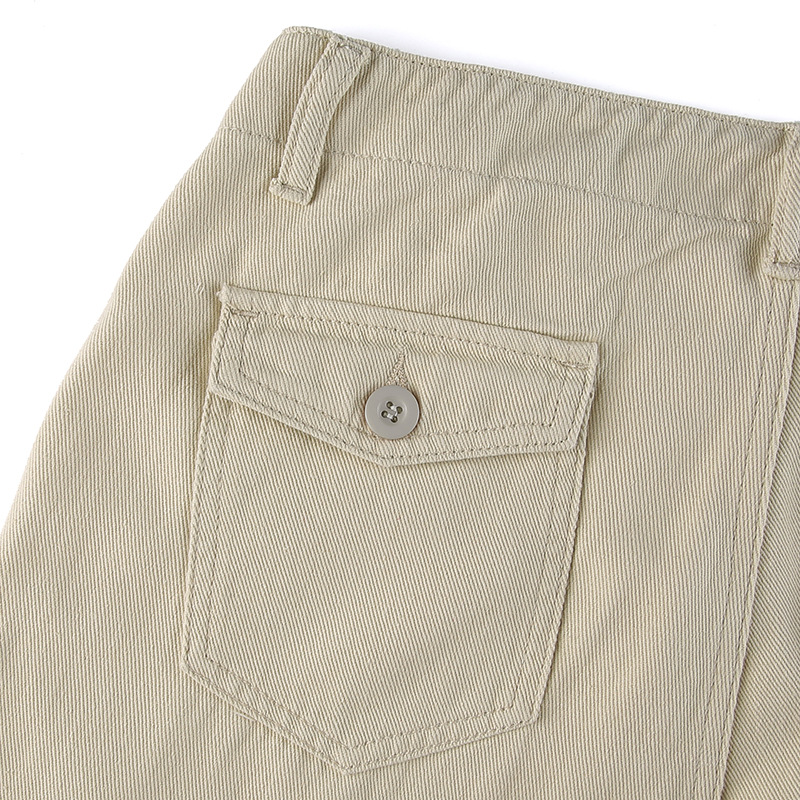 Title 20, Womens Loose Drape Khaki High Waist Trousers. ...