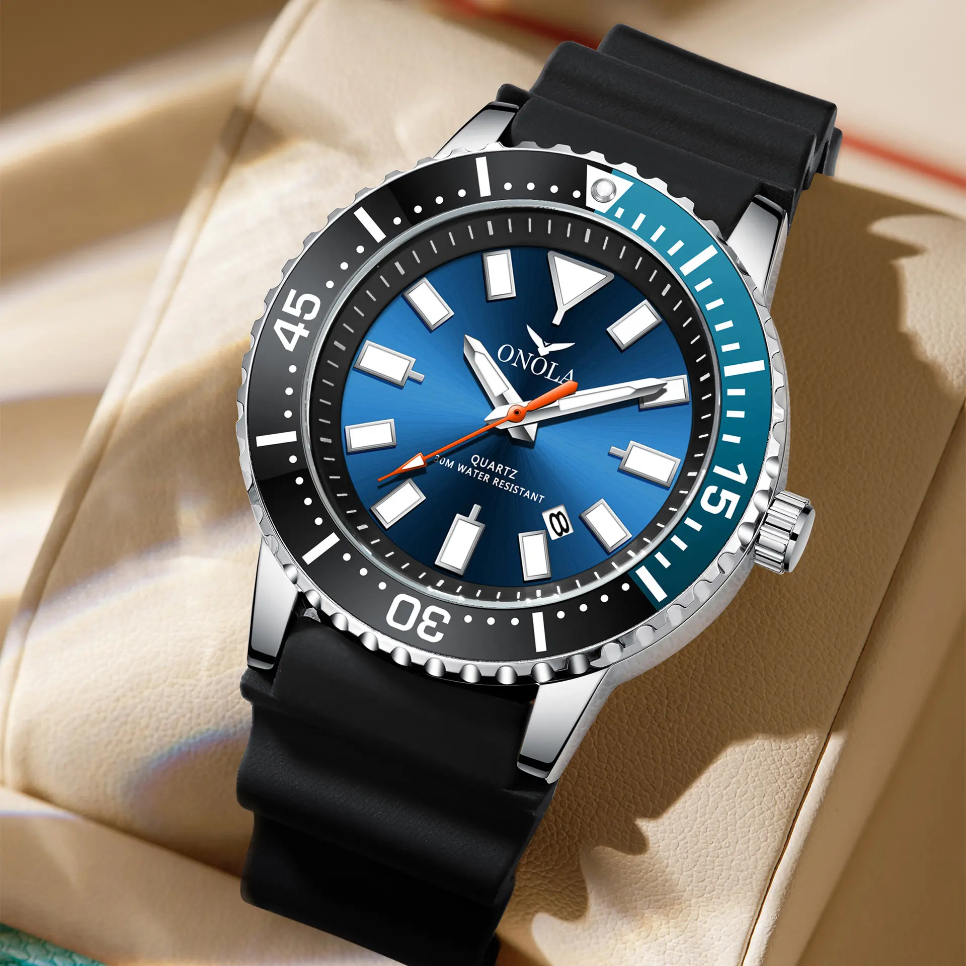 Business Casual Men's Watch Waterproof Tape Quartz