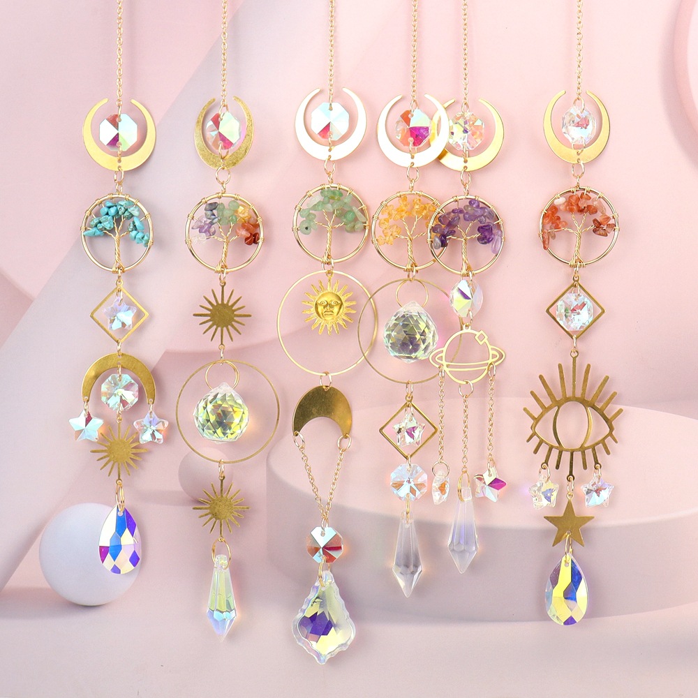Household Solar Rainbow Window Decorations