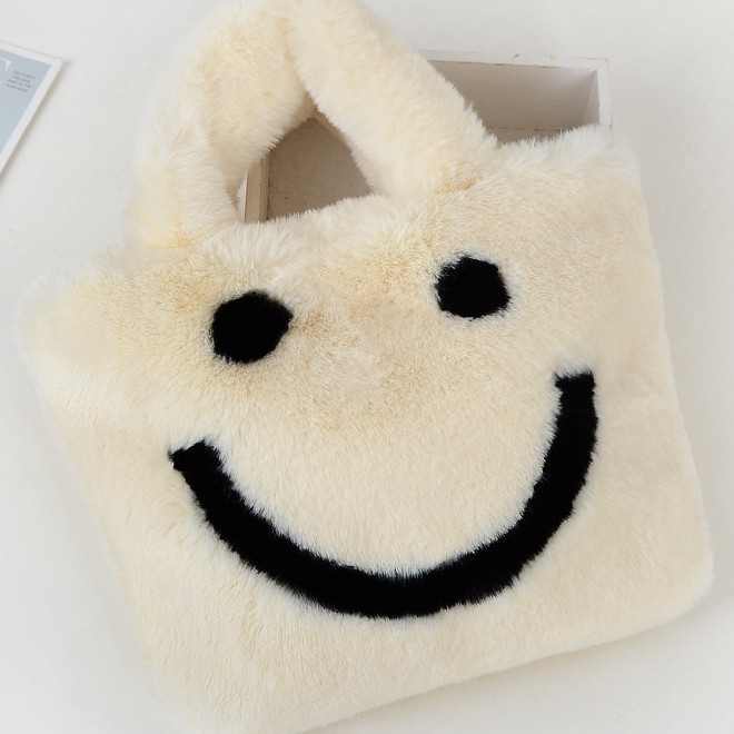 Fashion Rabbit FurCute Girl Large Capacity Shoulder Messenger Bag