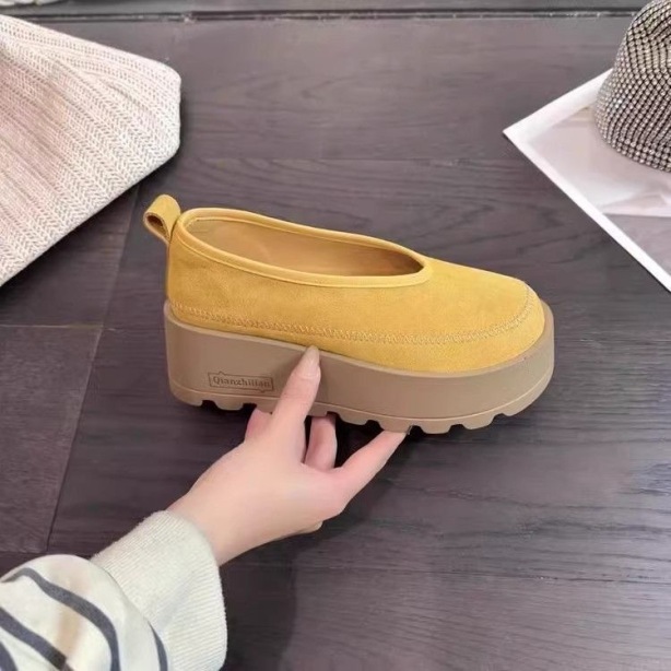 Retro Ugly-cute Chunky-soled Birkens For Women