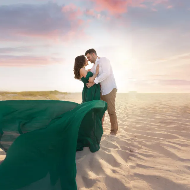 Women's Mercerized Cotton With Chiffon Pregnant Dress Green - Shop at LoveMi