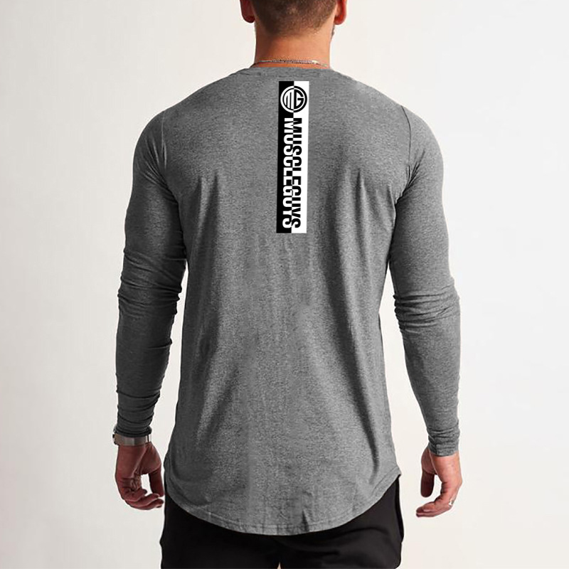 Title 3, T-shirt Homme Fitness Col Rond Manches Longues ...