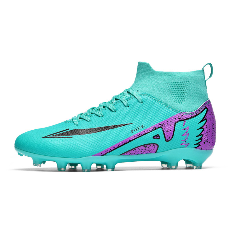 High-Top Football Cleats AG Turf Cleats Long-Stud Training Shoes 15 High-Top Football Cleats AG Turf Cleats Long-Stud Training Shoes