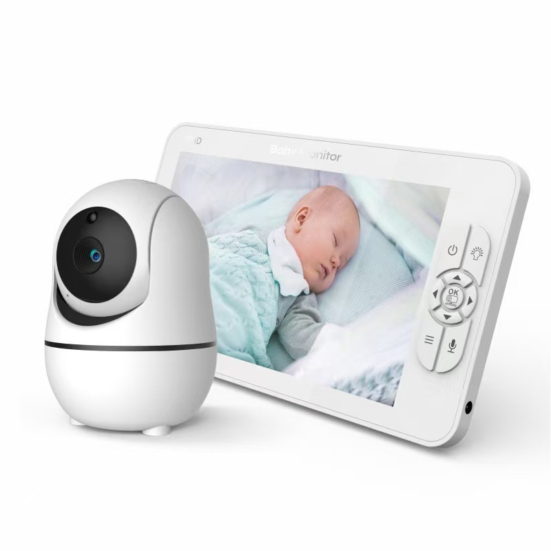 7-inch Baby Monitor With Two-way Audio Intercom For Baby Care
