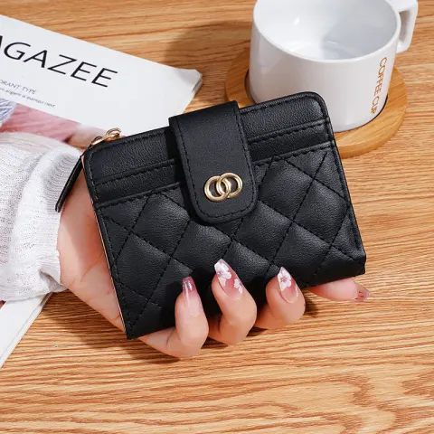 Women's Wallet Classic Style Embroidery Thread Multi-card-slot Coin Purse