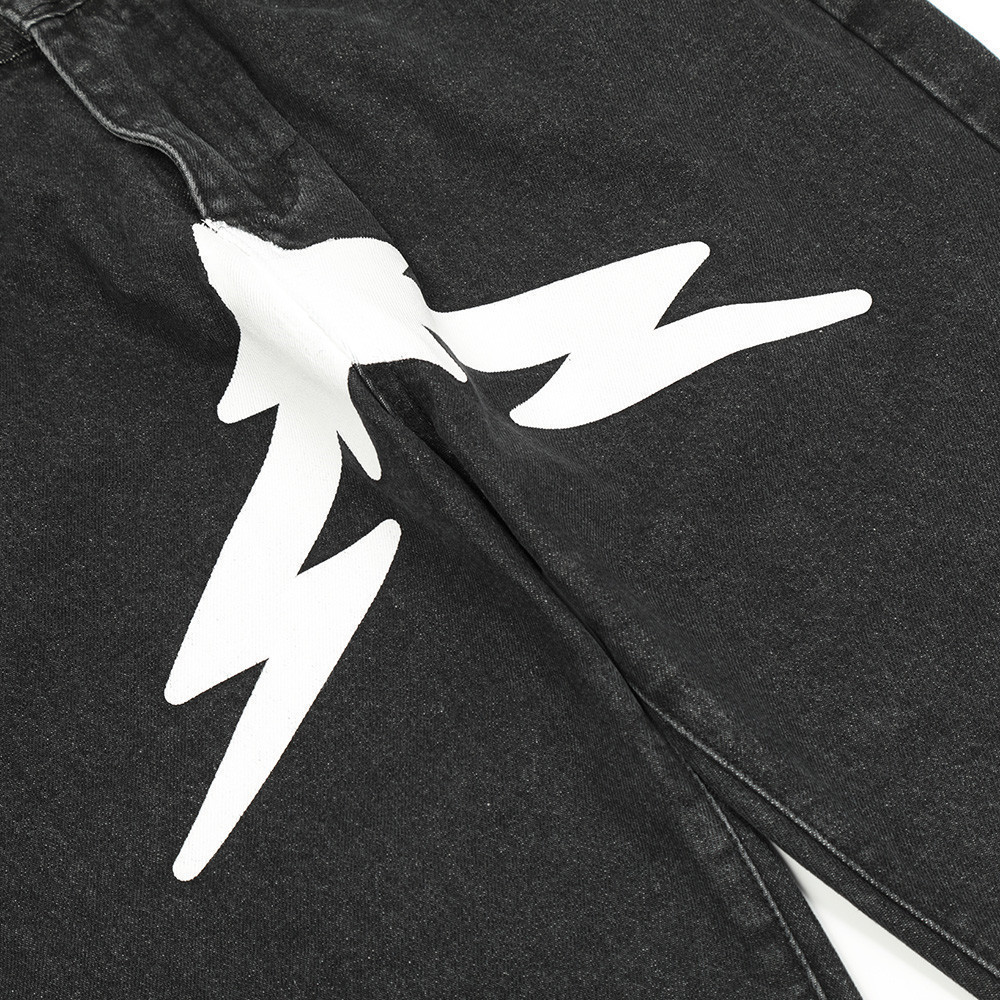 Five-pointed Star Printed Jeans For Men
