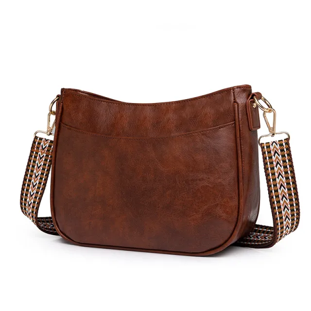 Casual Women's Large Capacity Crossbody Tote Bag Brown - Shop at LoveMi