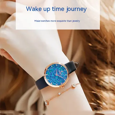 Sapphire Simple and Natural Small Diamond Women's Watch