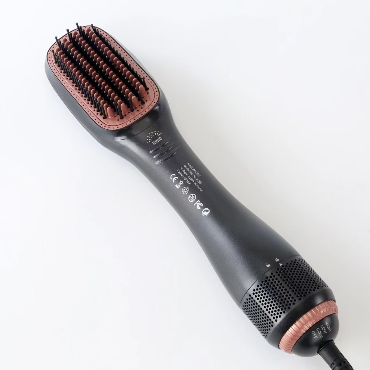 Plastic Multifunctional Warm-air Comb Hair Dryer Hair Modeling Artifact