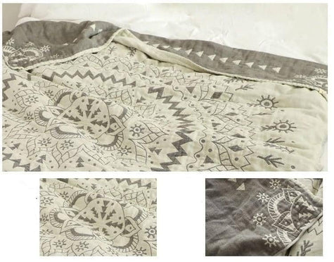 honestharry.myshopify.com Tagesdecke Boho beige/grau