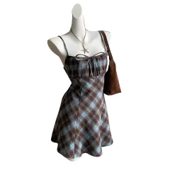 Sexy Slip Dress Slim Short Skirt Women - Multicolor - View 1
