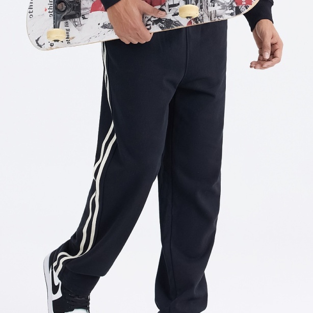 Cotton Terry High Street Track Loose Autumn Sweatpants