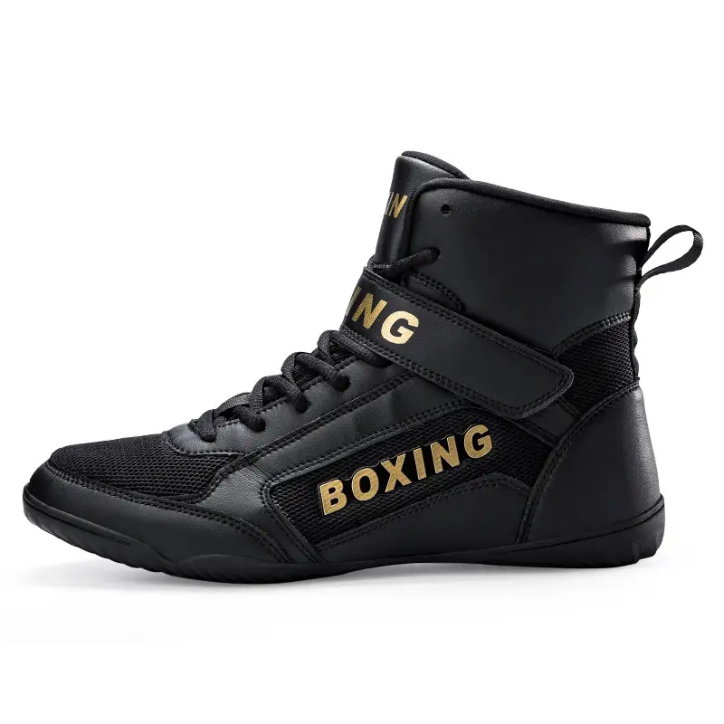 High-top Anti-slip Drop-resistant Wear-resistant Wrestling Shoes