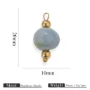 10Mm Round Beads Blue Rain