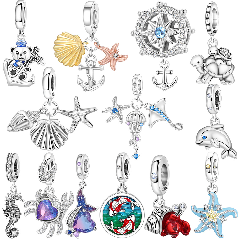 Ocean-themed DIY Beaded Bracelet Accessories