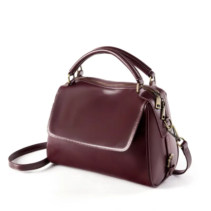 Women's Pure Color All-matching Large Capacity Crossbody Tote Bag