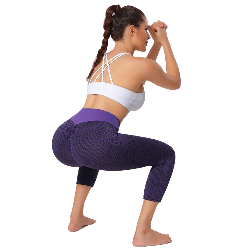 Title 69, Beautiful Peach Buttocks Skinny Cropped Yoga Pa...