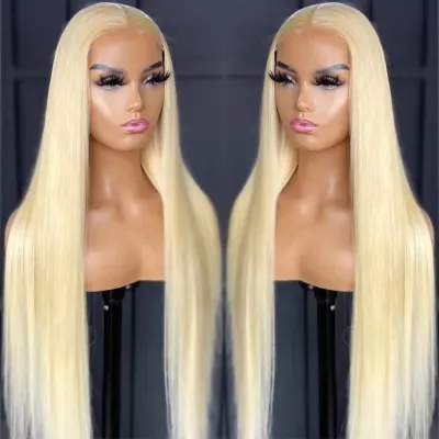 Front Lace Long Straight African Women Wig Head Cover