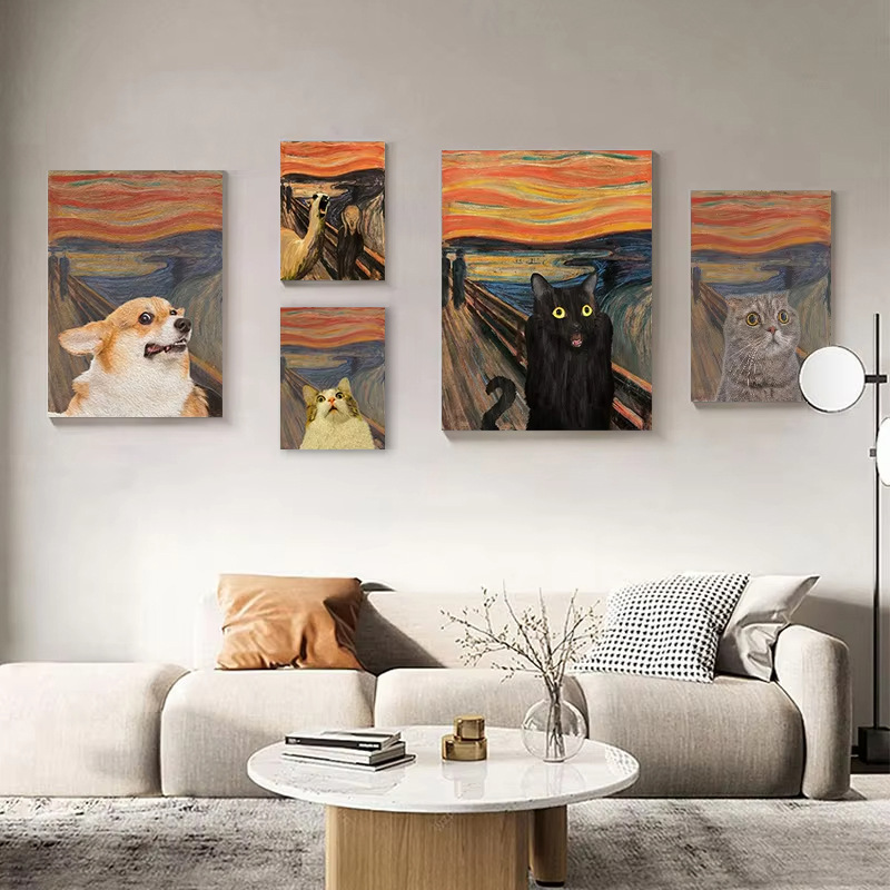 Sofa Background Painting