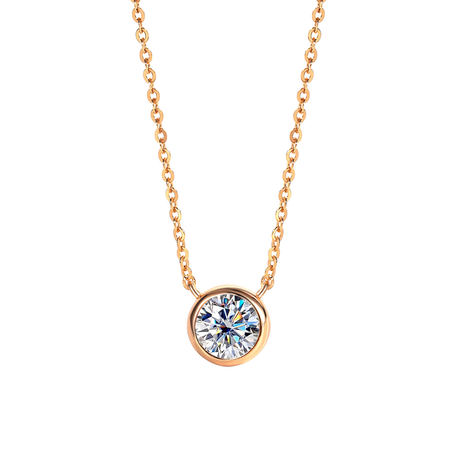 Women's Fashion Personality Moissanite Necklace