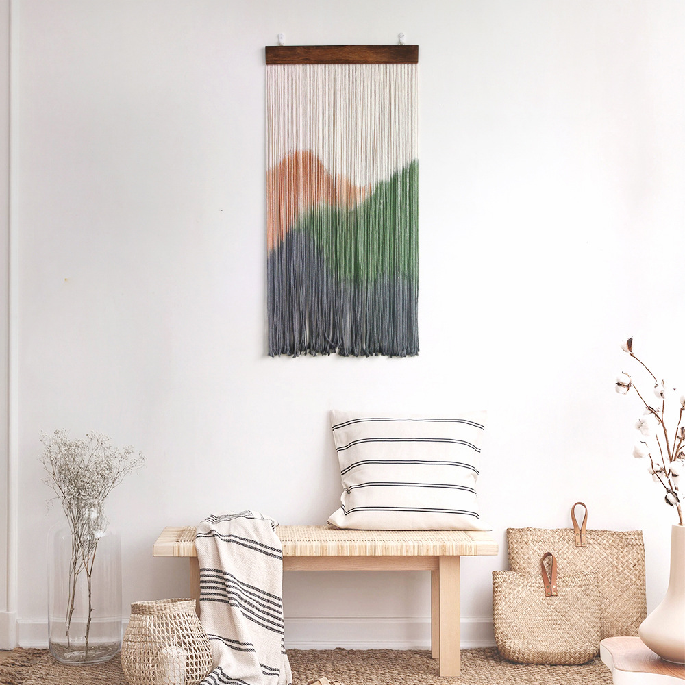 Boho Landscape Macrame Tapestry